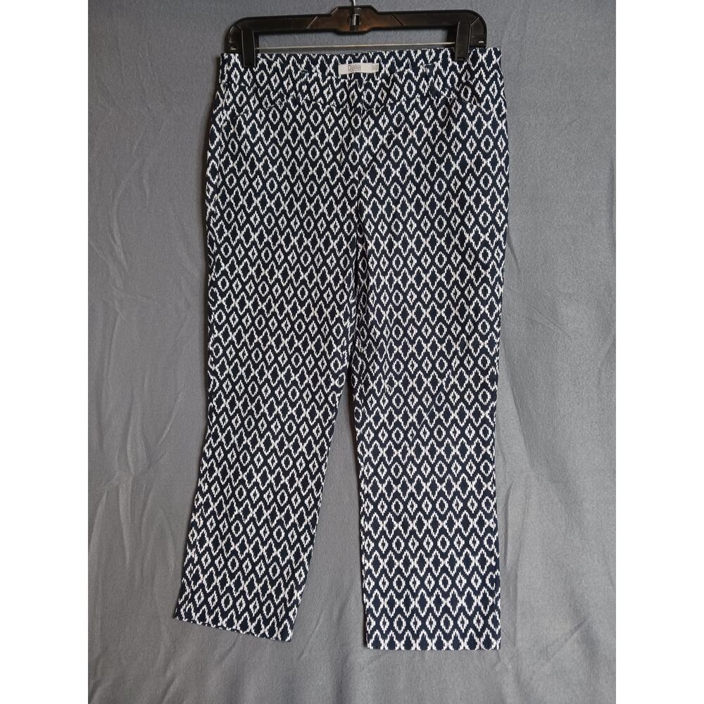 Dalia‎ Black and White Capri Dress Pants Size 6